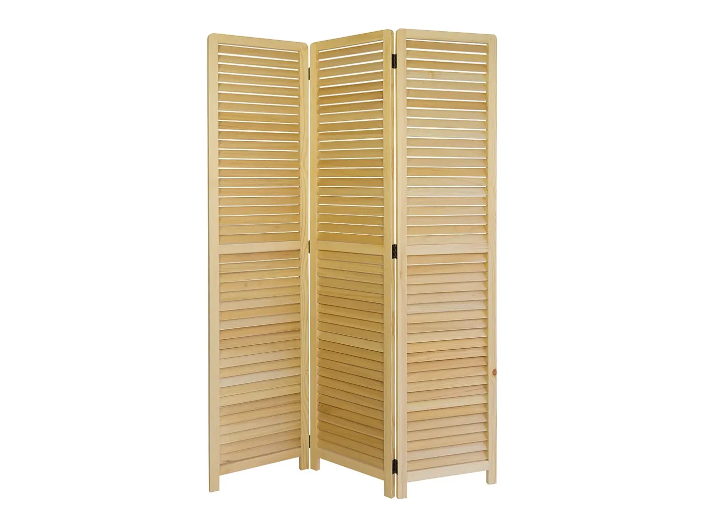 Biombo-Separador de ambientes 120x2x170 cm marrón Marru00f3n