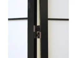 Biombo-Separador de habitación 179 cm Negro