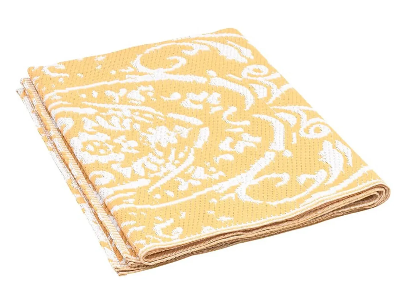 Garden Furniture Alfombra De Exterior-Seran Alfombra de exterior ARAKIL amarilla 140x200 cm PP Amarillo