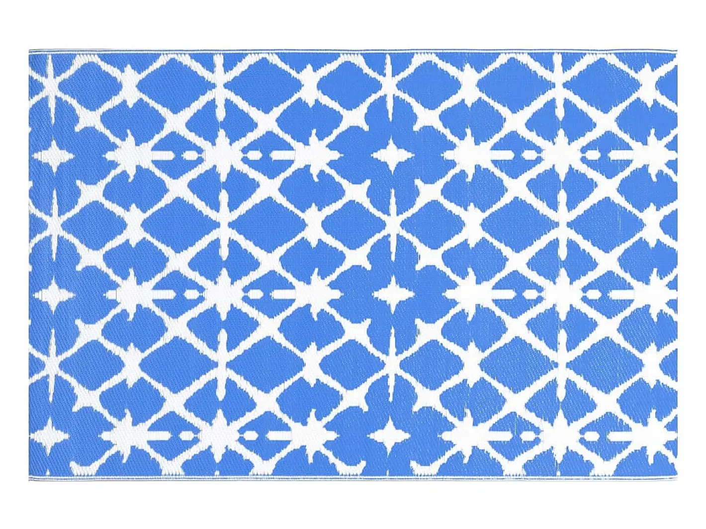Outlet Garden Furniture Seran Alfombra exterior ARAKIL y blanco 160x230 cm PP Azul