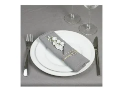 Discount Atmosphera Servilletas Gris ( 40 x 40 cm) Gris claro