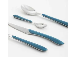 Amefa Cubierto-Set de 24 cubiertos Eclat acero inoxidable Azul