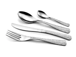 Set de 24 cubiertos Tam Tam Amefa mango grabado inox Plateado Hot
