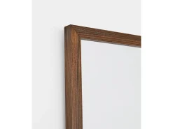 DECOWOOD Set de 4 Espejo de pared - NOG - Marru00f3n Clearance