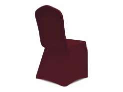 Set de 6 Fundas ajustadas para sillas, color burdeos ES478775 Rojo Clearance