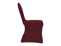 Set de 6 Fundas ajustadas para sillas, color burdeos ES478775 Rojo Clearance