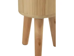 Online LANA DECO Set de 3 macetas de madera natural 27x27x50 cm Color natural claro