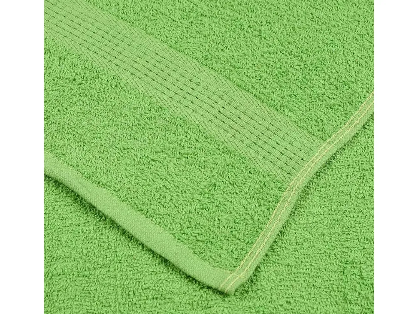 Clearance vidaxl Set de 8 toallas Ariel 360 gramos algodón Verde