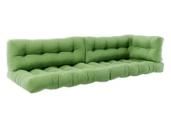Clearance Vicco Set de cojines para paletas 120x80x15 flocken Verde