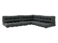Vicco Set de cojines para paletas antracita 120x80x15 flocken Gris antracita Hot