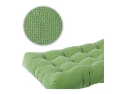 Clearance Vicco Set de cojines para paletas 120x15x80 flocken Verde