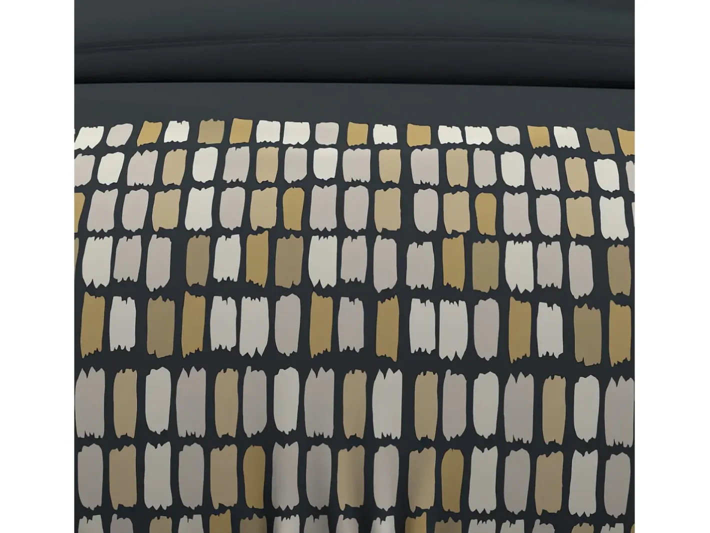 New Soleil d'ocre Set funda nórdica de algodón 57 hilos 240x220 cm FABIO gris Gris antracita