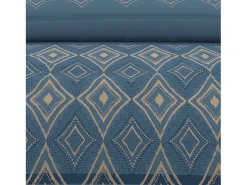 Soleil d'ocre Ropa De Cama-Set funda nórdica de algodón 57 hilos 240x220 cm ETHNO blue Azul