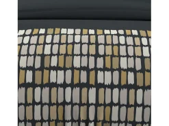 New Soleil d'ocre Set funda nórdica de algodón 57 hilos 260x240 cm FABIO gris Gris antracita