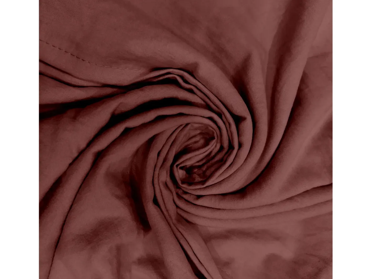 Soleil d'ocre Set funda nórdica de microfibra lavada 140x200 cm BOHEME Ladrillo, por Intemporel Rojo