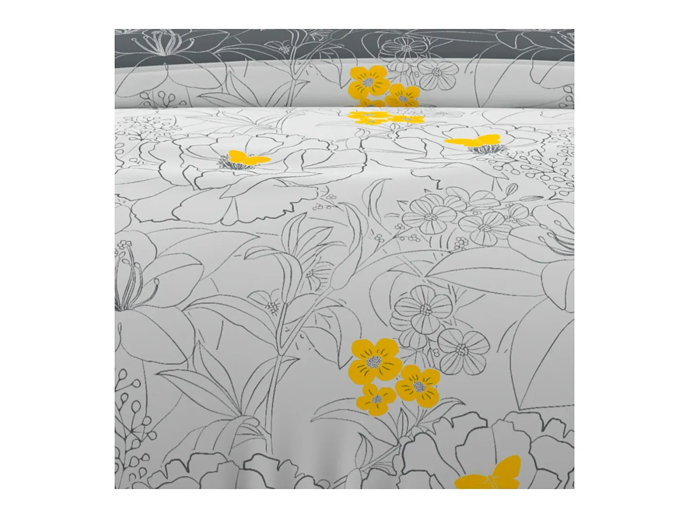 Outlet Soleil d'ocre Set Funda nórdica 240X220 cm LISA 57 hilos/cm2 Blanco