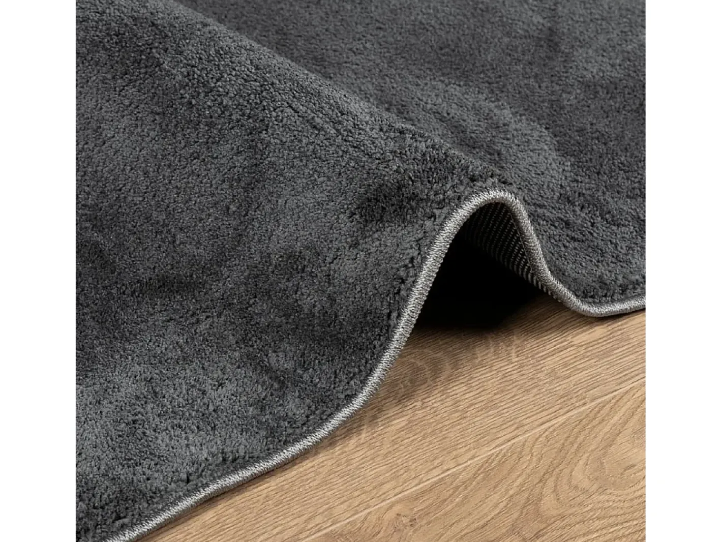 Clearance Garden Furniture Sinto Alfombra de pelo corto OVIEDO 80x250 cm Gris antracita