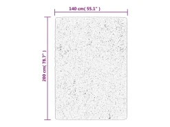 Garden Furniture Sinto Alfombra de pelo corto OVIEDO 140x200 cm Beige