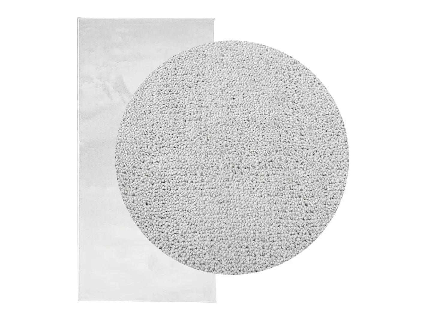 Garden Furniture Sinto Alfombra de pelo corto OVIEDO 100x200 cm Gris Clearance