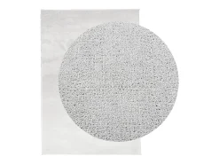 Garden Furniture Alfombra De Salón-Sinto Alfombra de pelo corto OVIEDO 140x200 cm Gris