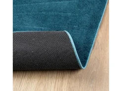 Hot Garden Furniture Sinto Alfombra de pelo corto OVIEDO turquesa 120x120 cm Azul