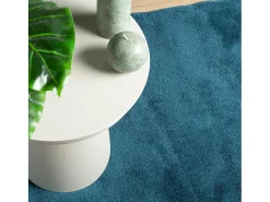 Hot Garden Furniture Sinto Alfombra de pelo corto OVIEDO turquesa 120x120 cm Azul