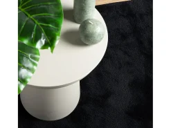 Garden Furniture Alfombra De Salón-Sinto Alfombra de pelo corto OVIEDO 160x230 cm Negro