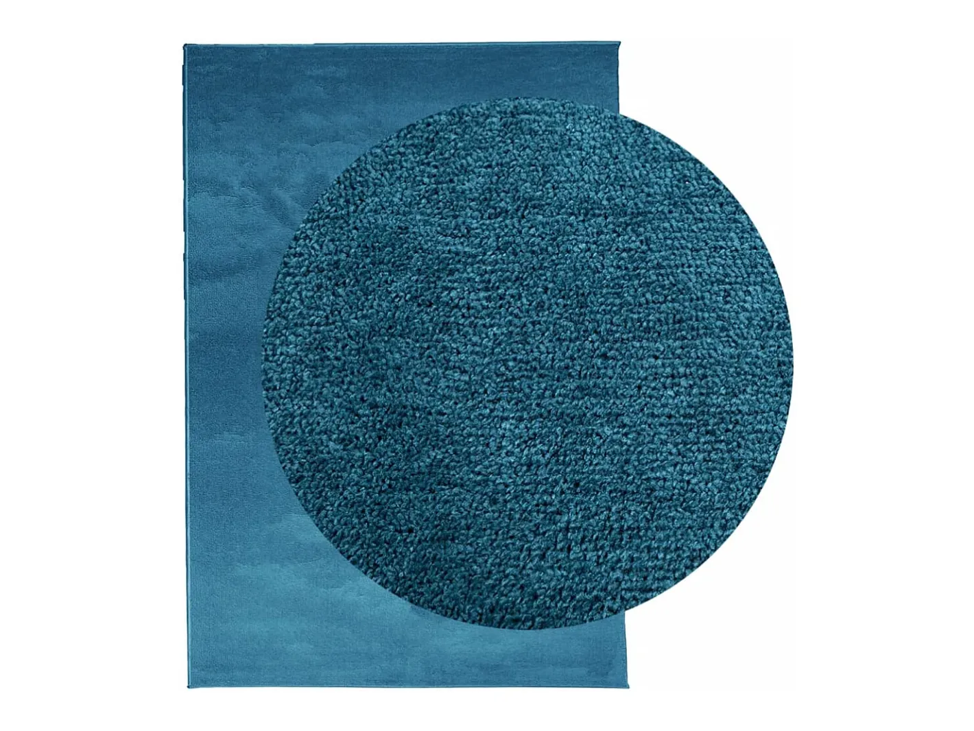 Garden Furniture Sinto Alfombra de pelo corto OVIEDO turquesa 200x280 cm Azul Outlet