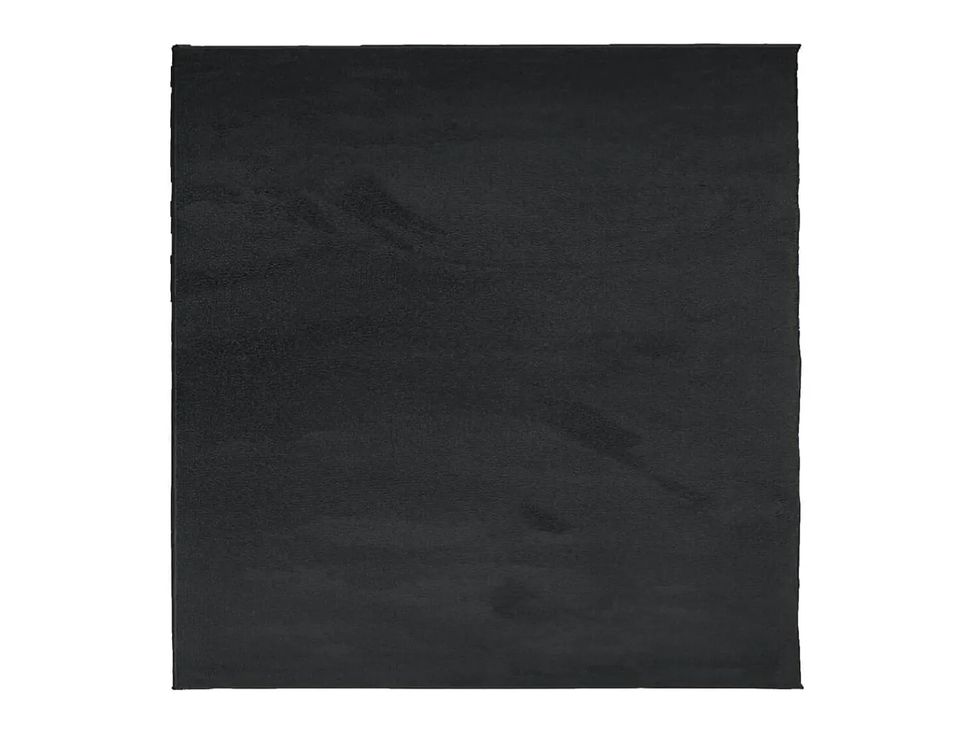 Online Garden Furniture Sinto Alfombra de pelo corto OVIEDO 200x200 cm Negro