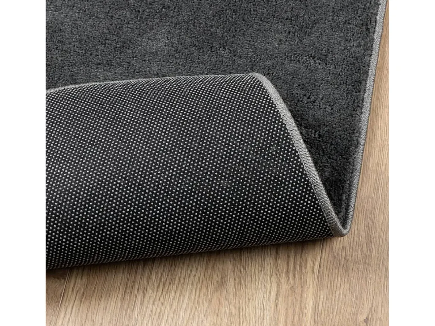 Garden Furniture Sinto Alfombra de pelo corto OVIEDO 200x280 cm Gris antracita Discount