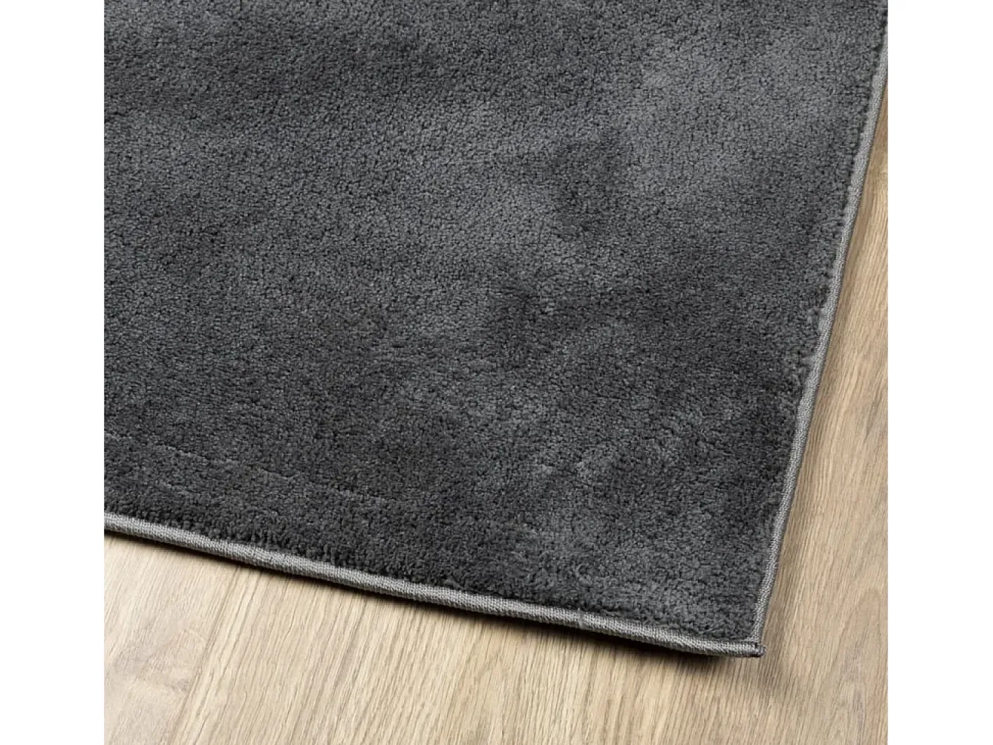 Garden Furniture Sinto Alfombra de pelo corto OVIEDO 200x280 cm Gris antracita Discount