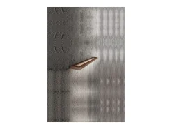Slim - Aplique LED de pared de 12 W, CCT 2700K-4000K, L.39,2 cm, Orientable, 960 lm, IP20 - Perenz - Marrón metalizado Marru00f3n Online