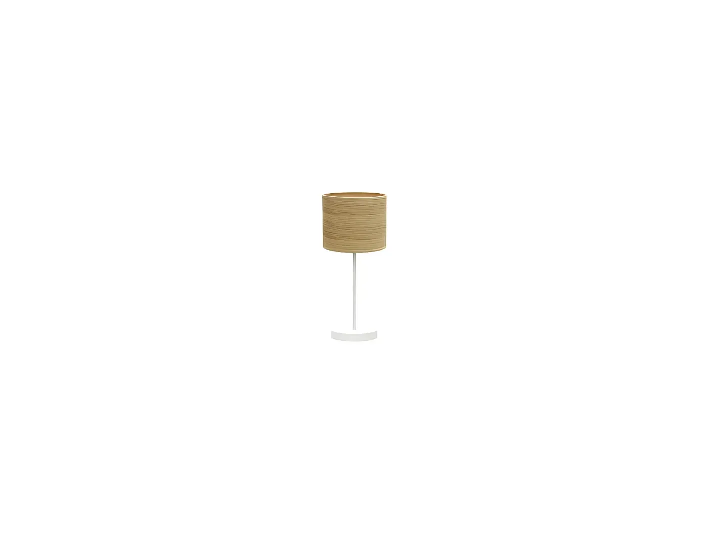 AKUNADECOR Sobremesa De Una Luz Modelo Jerte Color Madera Clara Blanco Clearance