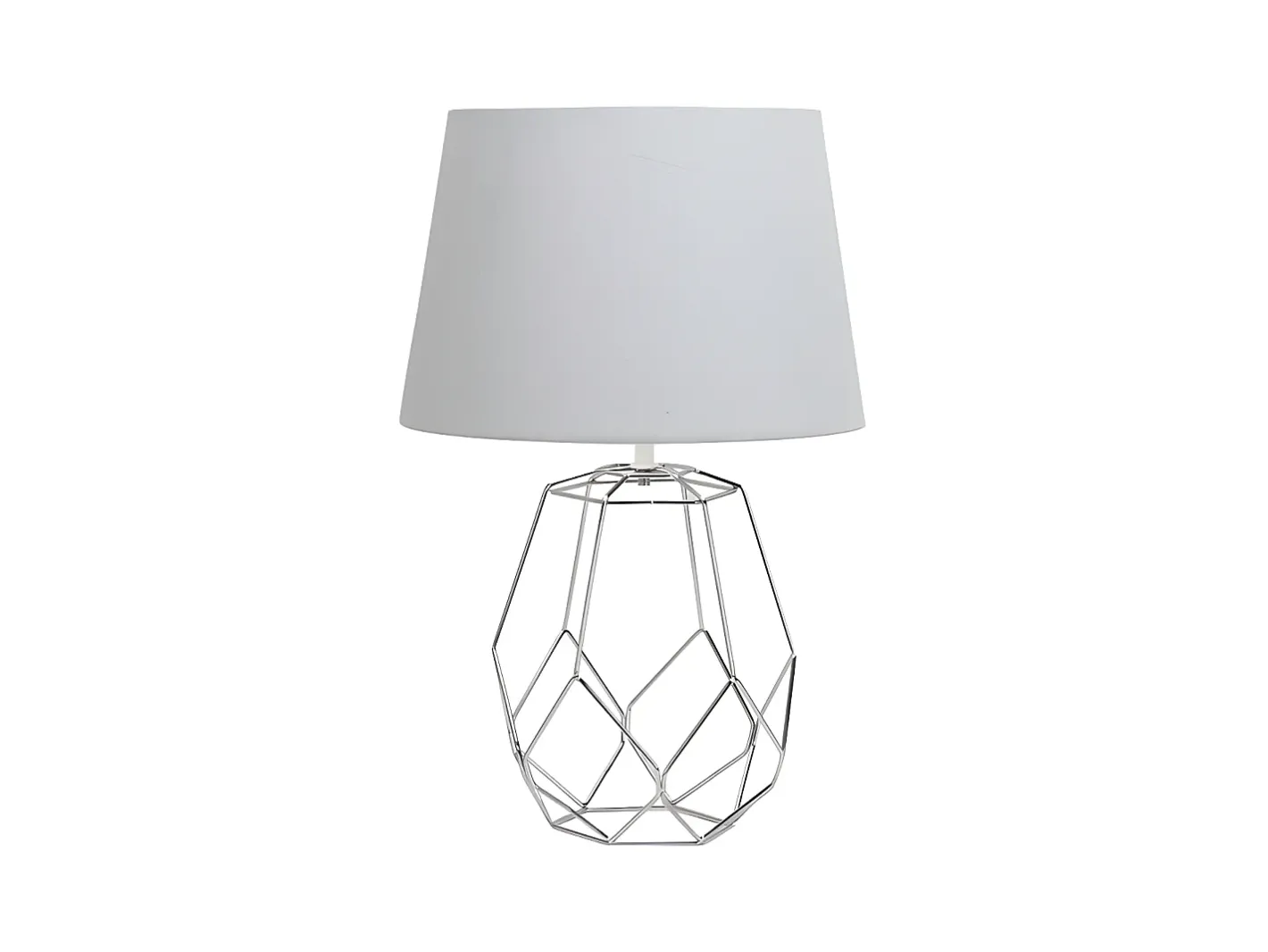 AKUNADECOR Sobremesa Con Estructura Metal Modelo Labeo Cromo Plateado Discount