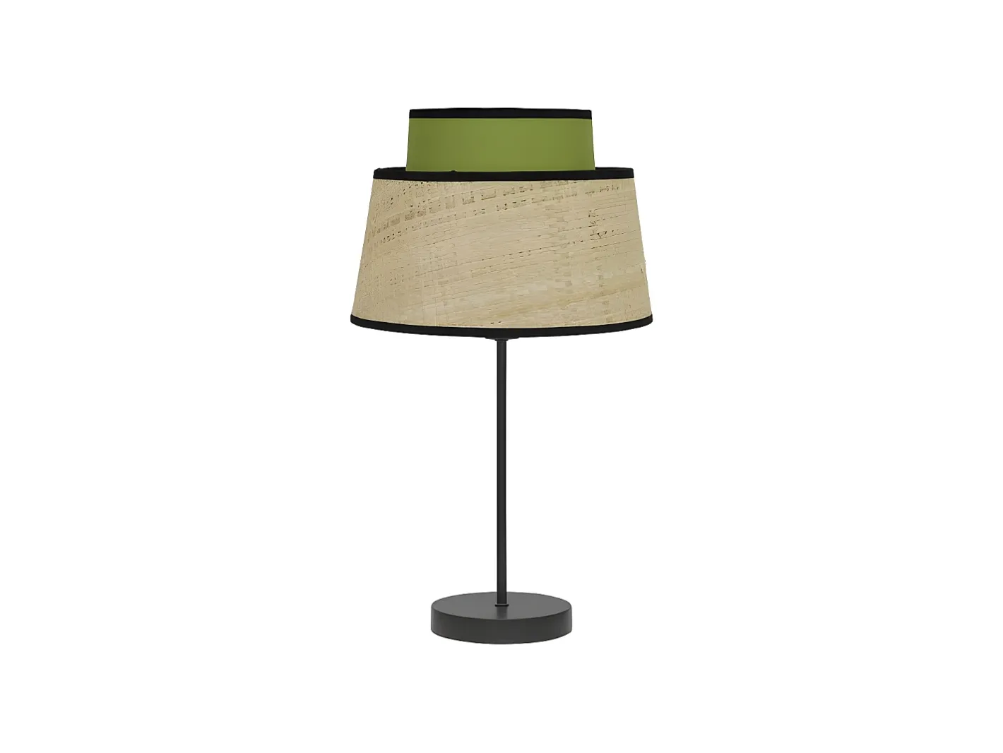 AKUNADECOR Sobremesa Con Pantalla Color Verde Y Natural Modelo Jia Negro Clearance