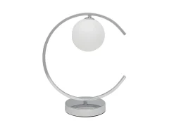 AKUNADECOR Lámpara De Mesa-Sobremesa Conil 1luz X G9 Color Cromo Plateado
