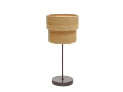 AKUNADECOR Sobremesa Doble Modelo Smile Marron/madera Clara Marru00f3n New
