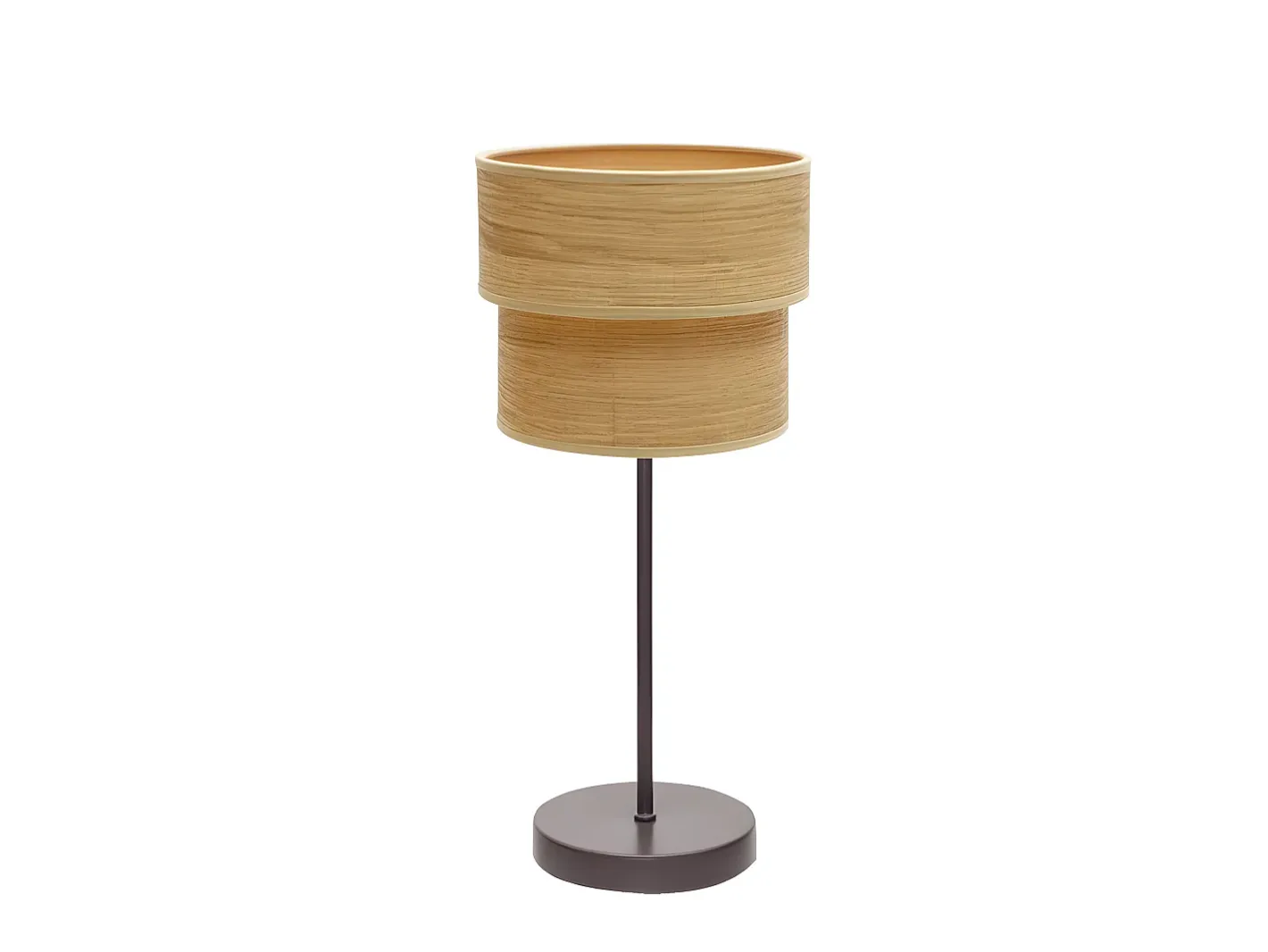 AKUNADECOR Sobremesa Doble Modelo Smile Marron/madera Clara Marru00f3n New