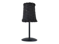 Lámpara De Mesa-Sobremesa modelo Alexia acabado 36 cm(alto)13 cm(ancho)13 cm(largo) Negro