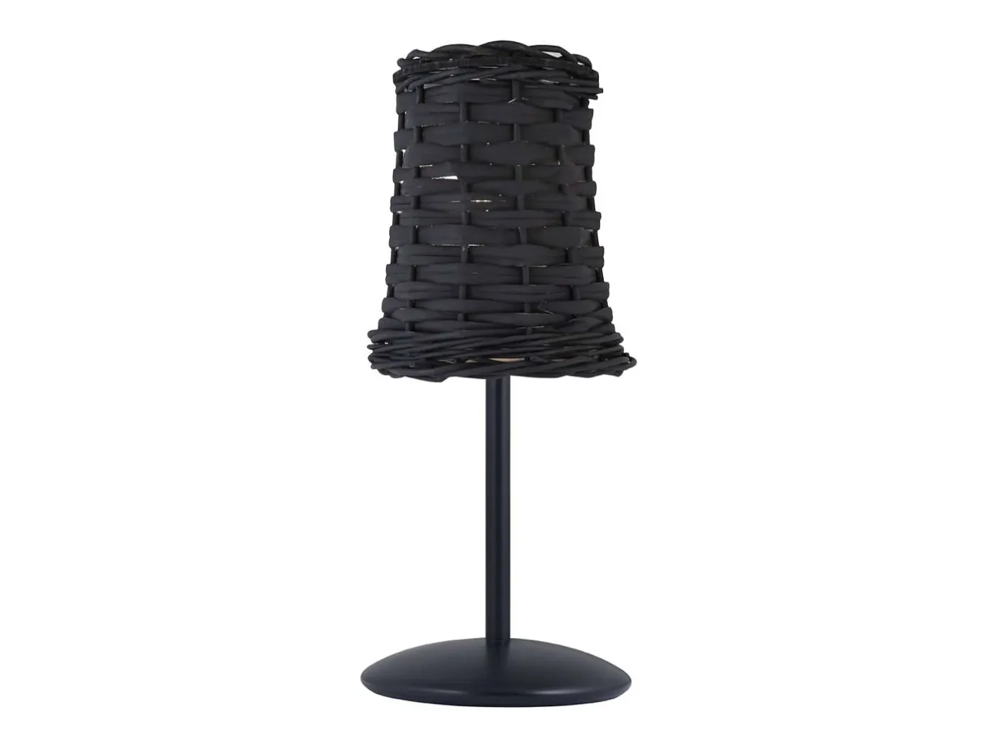 Lámpara De Mesa-Sobremesa modelo Alexia acabado 36 cm(alto)13 cm(ancho)13 cm(largo) Negro