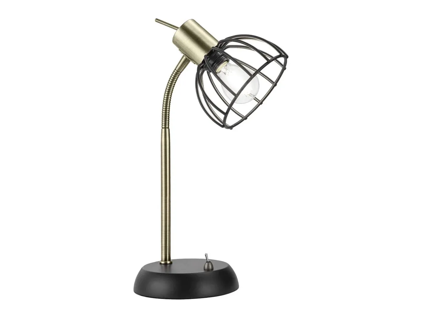Lámpara De Mesa-Sobremesa modelo Bermeo acabado 35cm(alto) 16cm(ancho) 20cm(fondo Negro