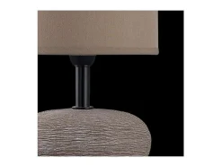 Lámpara De Mesa-Sobremesa modelo Bloson acabado marrón, 24m(alto) 14(ancho) 14(fondo. Marru00f3n