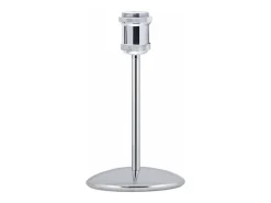 Lámpara De Mesa-Sobremesa modelo Eduardo acabado cromo 25 cm(alto) 13 cm(ancho) 13 cm (fondo) Gris