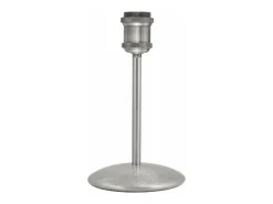 Lámpara De Mesa-Sobremesa modelo Eduardo acabado niquel satinado 25 cm(alto) 13 cm(ancho) 13 cm (fondo) Gris