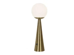 Discount Sobremesa modelo Patrick acabado latón, 46cm(alto) 15cm(ancho) 15cm(fondo. Amarillo