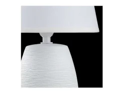 Lámpara De Mesa-Sobremesa modelo Seneca acabado , 28m(alto) 17(ancho) 17(fondo. Blanco