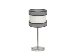 AKUNADECOR Sobremesa Pequeña Modelo Home 1xe14 Niquel/gris-beis Plateado Clearance