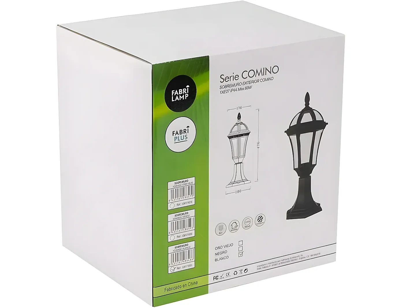 Clearance AKUNADECOR Sobremuro Para Jardin Modelo Comino En Blanco