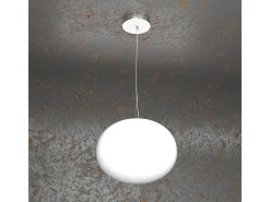 Soft Sospensione D.28 Cm. 1 Luce Plateado