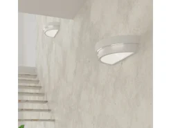 Sollux Lighting Sollux - 1 luz de pared de cerámica a ras de suelo blanca, E27 Blanco Hot